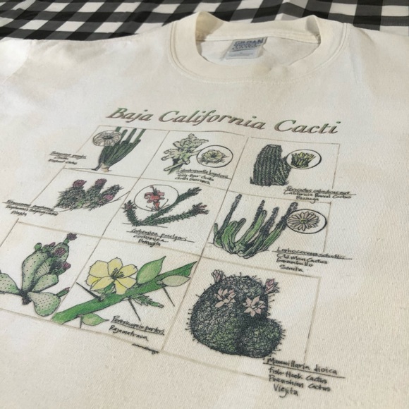 Cactus Baja California Cacti Natural History Tee - Picture 3 of 9